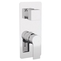 Contemporary Built-In Three Way Shower Diverter, Rough-In Valve Included